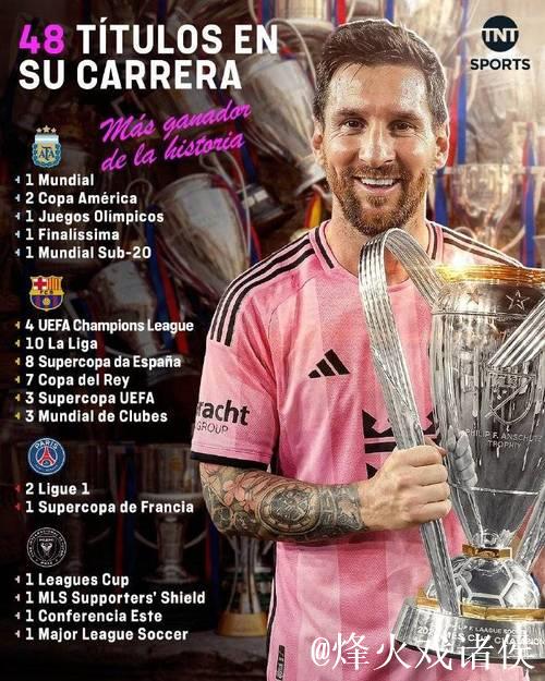 47冠！梅西首夺美职联总冠军，历史第一人刷新纪录，领先C罗11冠